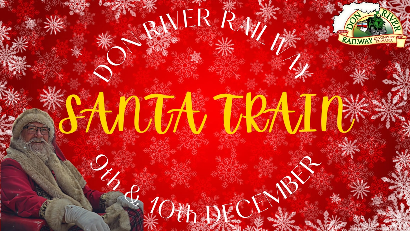 Annual Santa Train Event December 2023 Don River Railway